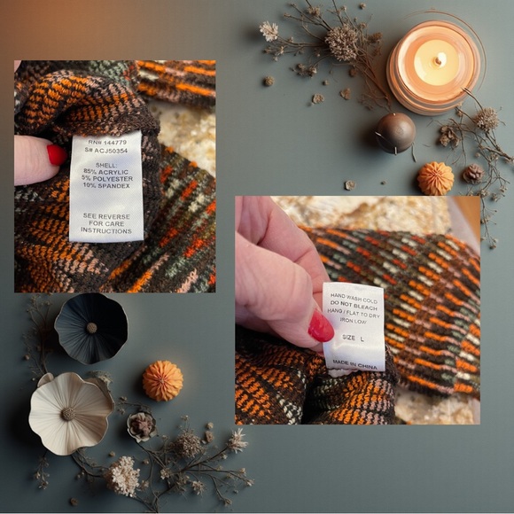 12th Tribe Multicolor Knit Cardigan • Size Large • NEW WITH TAGS - Picture 9 of 10